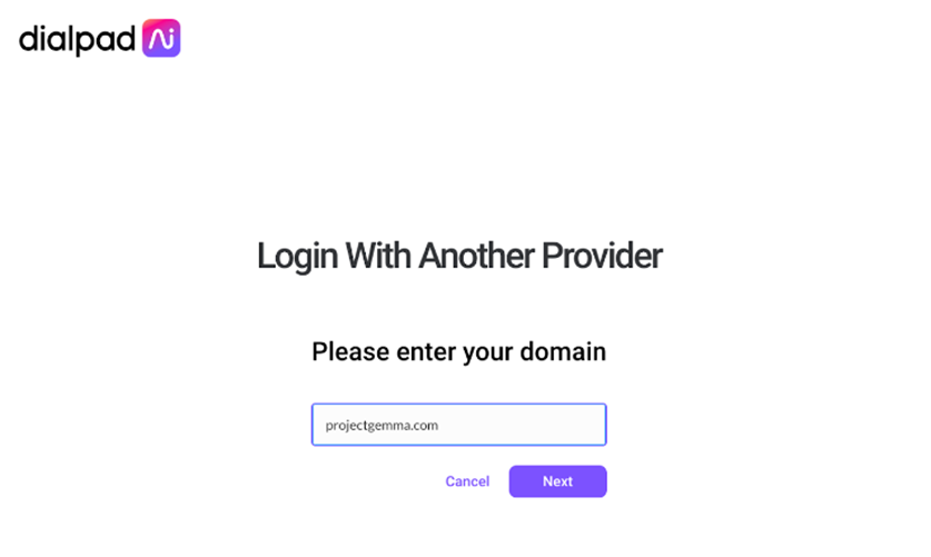 Dialpad login