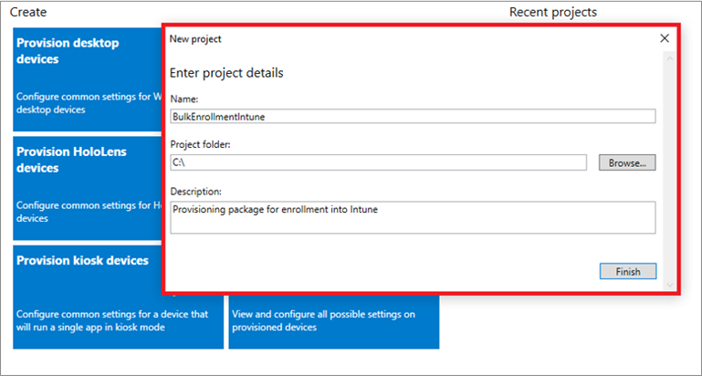 Windows Devices Enrollment Bulk