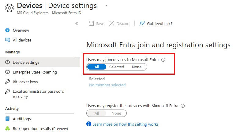 Prevent Users from Registering Personal Devices