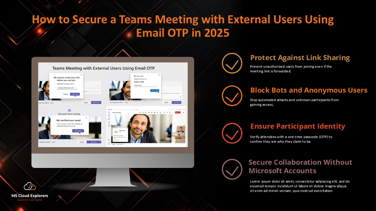 Teams Meeting with External Users