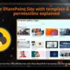 SharePoint Design with new templates and permissions
