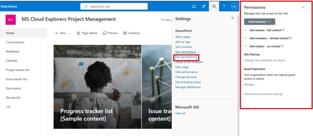 Security and Permissions in Microsoft SharePoint Online