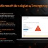 Microsoft Breakglass account with Alert on login