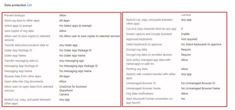 How To Configure Your First App Protection Policy In Microsoft Intune ...