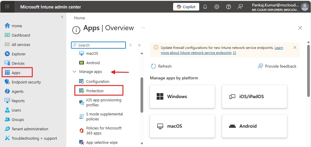 Intune App Protection Policy