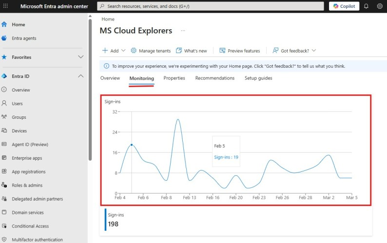 Microsoft 365 Tenant Monitor Sign-ins
