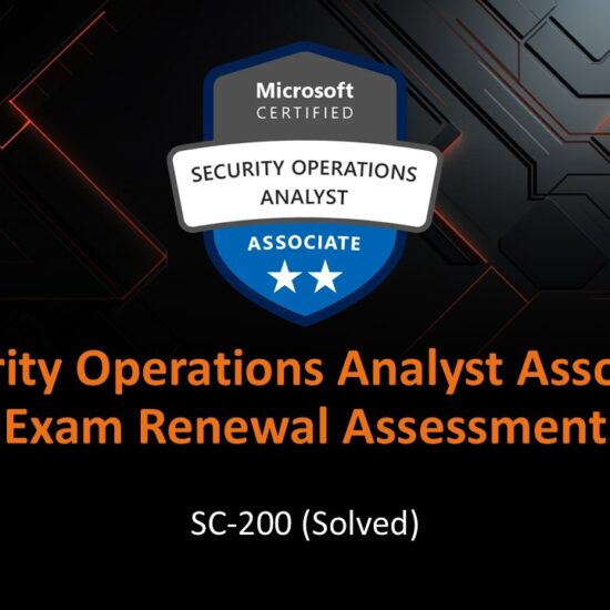 SC-200 Security Operations Analyst Associate