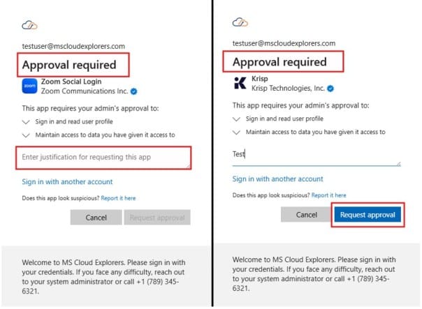 Request App from Admin