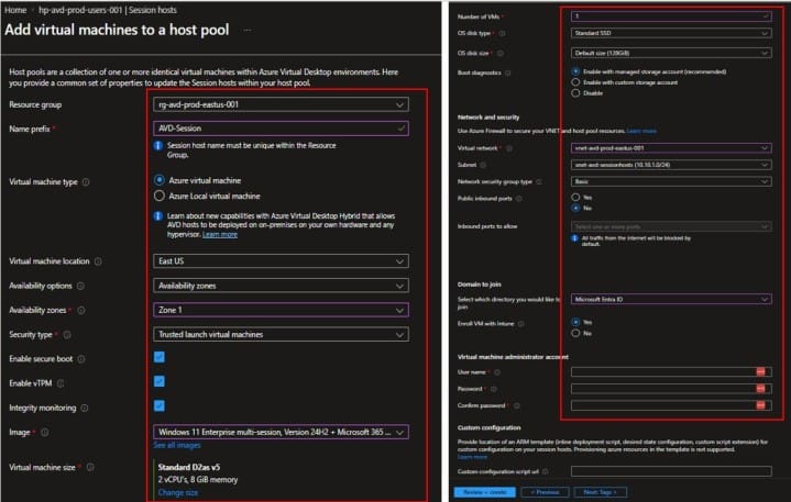 Azure Virtual Desktop Configuration