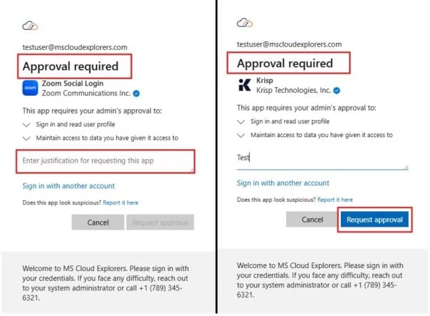 Request App from Admin